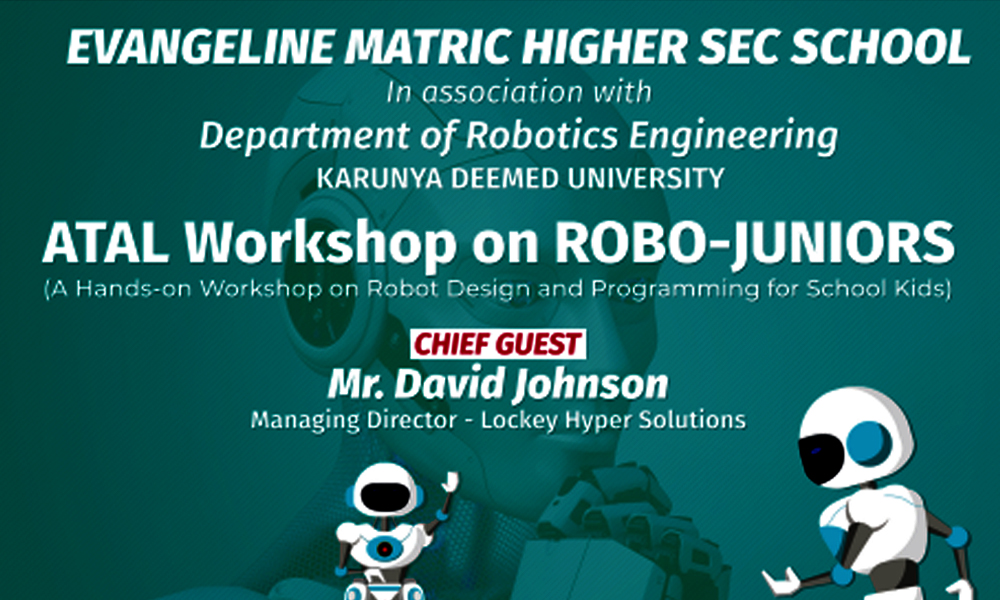 
An ATAL sponsored workshop - Robo Juniors
